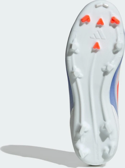 adidas F50 League Laceless FG/MG cloud white/solar red/lucid blue (Junior)