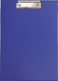 Maul Klemmbrett mit Folienüberzug, A4, blau