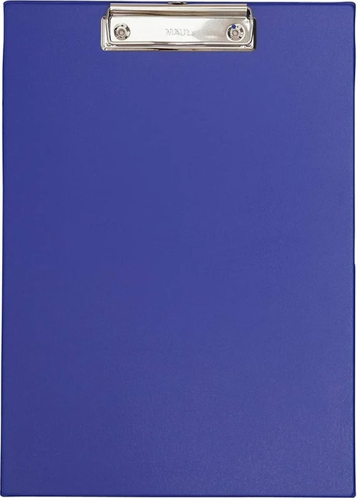 Maul Klemmbrett mit Folienüberzug, A4, blau