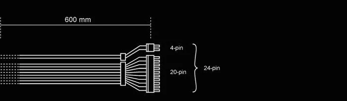 be quiet! Sleeved Power Cable CB-6620