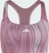 adidas Powerimpact Training Medium-Support 3-Streifen Sport-BH glory grey/shadow fig (Damen) Vorschaubild