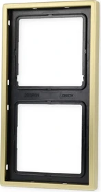 Jung Serie LS 990 Rahmen 2-fach, messing classic