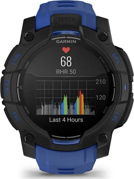 Garmin Instinct 3 45mm AMOLED bolt blue