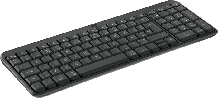 Logitech K250 Compact Wireless Keyboard, Graphite, Bluetooth, FR