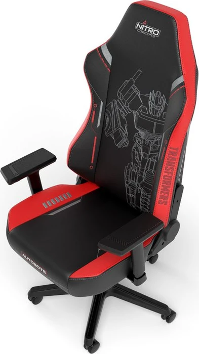 Nitro Concepts X1000 Transformers Autobots Edition Gamingstuhl, schwarz/rot