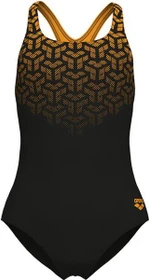 Arena Kikko V Print Badeanzug black/parrot (Junior)