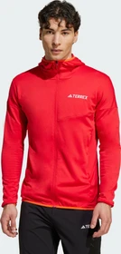 adidas Terrex Xperior Climawarm Light Fleece Hooded Jacke pure ruby (Herren)