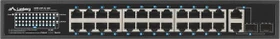 Lanberg RSFE Rackmount Switch, 24x RJ-45, 2x RJ-45/SFP, 250W PoE+ (RSFE-24P-2C-250)