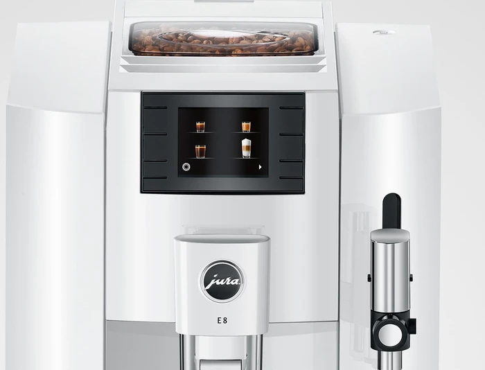 Jura E8 EB piano white
