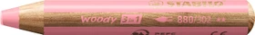 STABILO Woody 3in1 pastell Wachsmalstift rosa