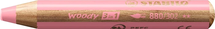 STABILO Woody 3in1 pastell Wachsmalstift rosa