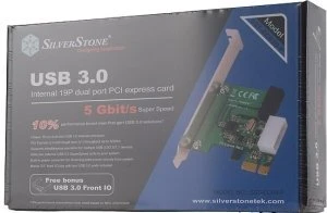 SilverStone EC03-P schwarz, USB 3.0, PCIe x1