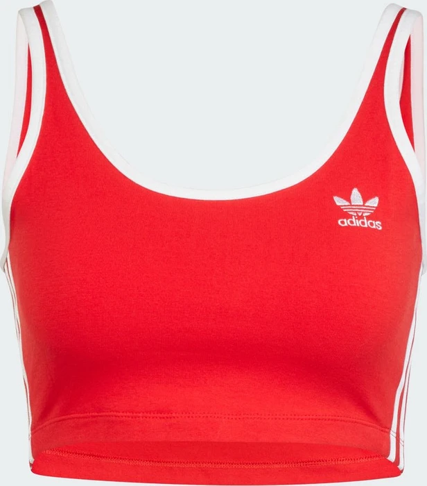 adidas Adicolor 3-Streifen Bustier better scarlet/white (Damen)