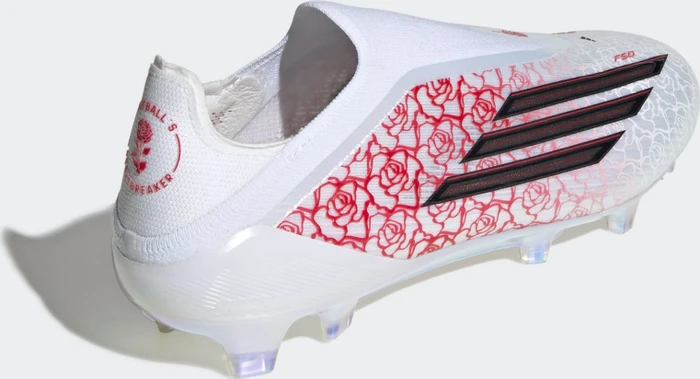 adidas F50 Elite Lamine Yamal Laceless FG cloud white/core black/lucid red