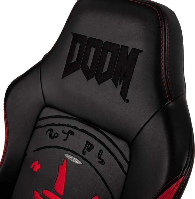 noblechairs Hero DOOM Edition Gamingstuhl, schwarz/rot