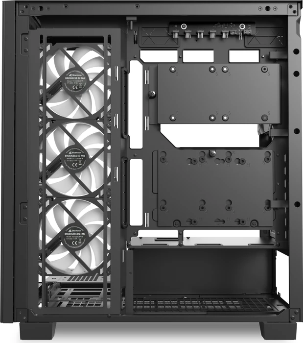 Sharkoon Elite Shark CA500, schwarz, Glasfenster