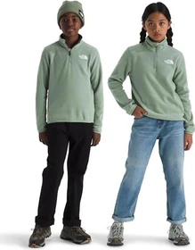 The North Face Glacier 1/4 Zip Fleece Pullover slate moss (Junior)