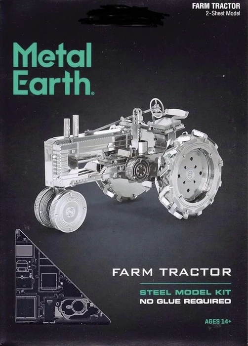 Fascinations Metal Earth Vehicles Farm Tractor