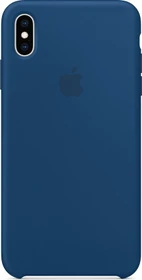Apple Silikon Case für iPhone XS Max horizontblau
