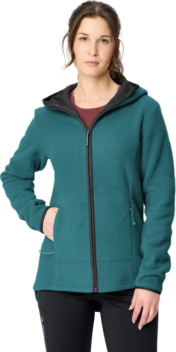 Vaude Neyland II Fleece Hooded Jacke dark fjord green (Damen)