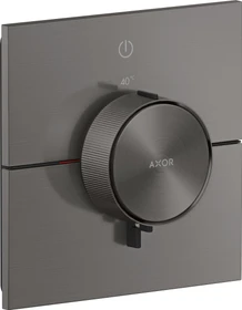 Hansgrohe Axor ShowerSelect ID eckig Thermostat für 1 Verbraucher brushed black chrome