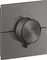 Hansgrohe Axor ShowerSelect ID eckig Thermostat für 1 Verbraucher brushed black chrome Vorschaubild