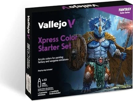 Vallejo Xpress Color Fantasy Color Series Starter Set Farbset, 12-tlg.