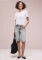 Street One Jane Bermuda Shorts mit Turn-Up Detail Jeans mid grey wash (Damen) Vorschaubild