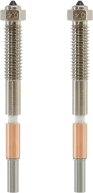 QIDI Druckdüse Bimetal für Max4 2er-Set, 0,4 mm (2 Stk), 1.75mm, 0.4mm, 2er-Pack
