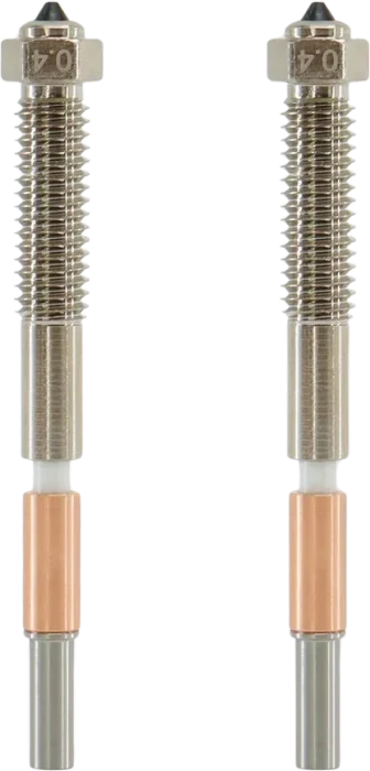 QIDI Druckdüse Bimetal für Max4 2er-Set, 0,4 mm (2 Stk), 1.75mm, 0.4mm, 2er-Pack