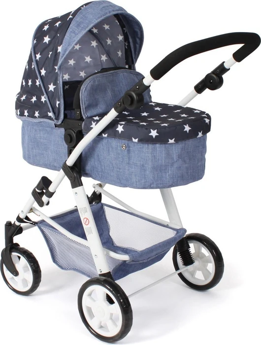 Bayer Chic 2000 Nele 2in1 Kombipuppenwagen Sternchen navy