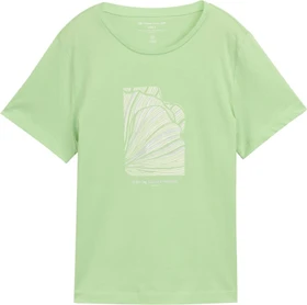 Tom Tailor Print T-Shirt kurzarm pistachio green (Damen)