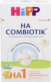 Hipp HA Combiotik HA1 Anfangsmilch Pulver von Geburt an, 600g