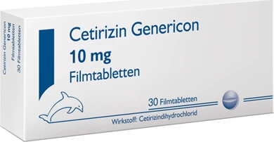 Cetirizin Genericon 10mg Tabletten