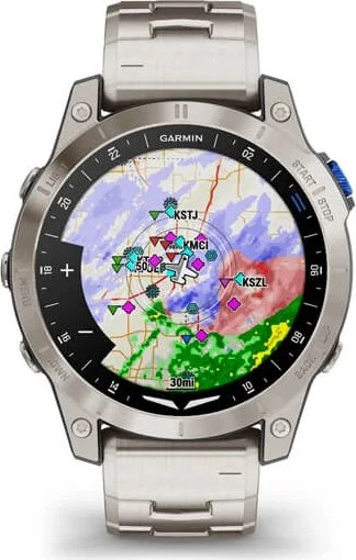 Garmin D2 Mach 1 vented titanium