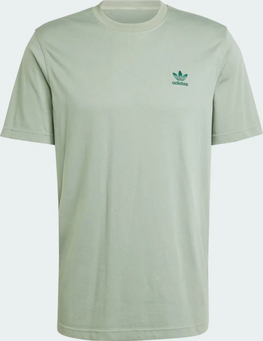 adidas Trefoil Essentials T-Shirt kurzarm silver green (Herren)