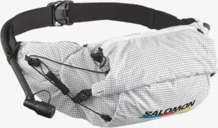 Salomon Cross Season Waist Race Flag weiß/schwarz