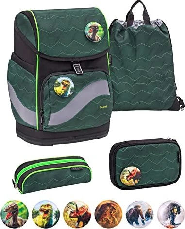 Belmil Smarty Plus Twist of Lime Schultaschen-Set, 5-tlg.