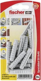 fischer SX 8x40 K NV Spreizdübel, 8x40mm, 20 Stück