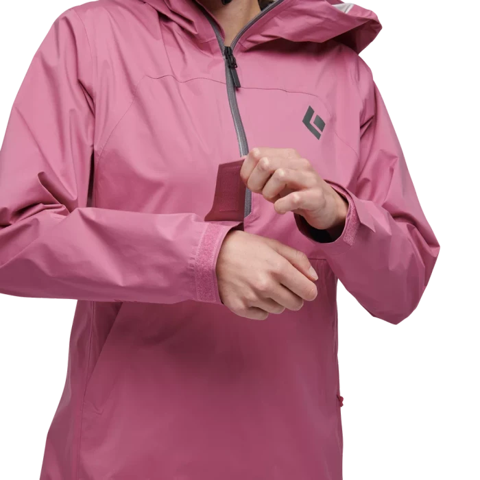 Black Diamond StormLine Stretch Rain Shell Anorak dyno pink (Damen)