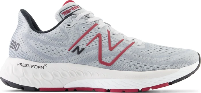 New Balance Fresh Foam X 880v13 aluminum grey/crimson/black (Herren)