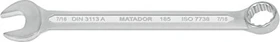 Matador 0185 Ring-Maulschlüssel zöllig, 7/16"x166mm
