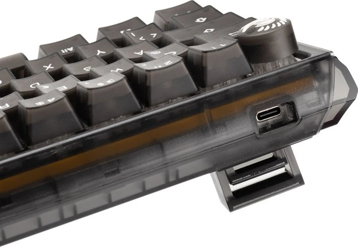 Ducky One 3 Mini PBT, LEDs RGB, Aura Black, MX RGB RED, USB, DE