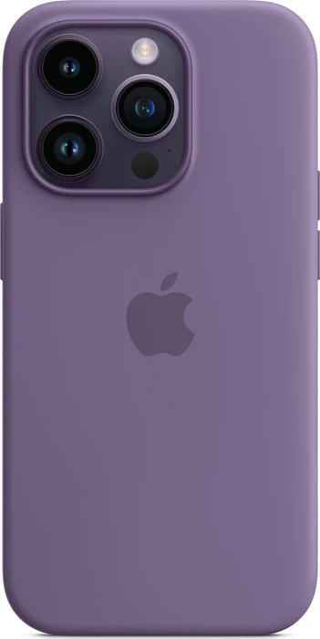 Apple Silikon Case mit MagSafe für iPhone 14 Pro Iris