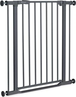 Hauck Clear Step 2 Türschutzgitter 75-80cm dark grey flacher Einstieg
