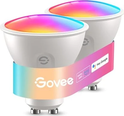 Govee RGBWW Smart LED Bulb GU10 4.8W, 2 Stück