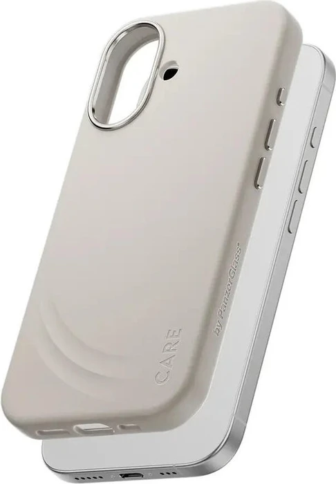 PanzerGlass Care Feature Flow Case Vanilla w. MagSafe für Apple iPhone 17