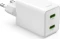 Hama Schnellladegerät GaN 2x USB-C Super-Mini-Ladegerät PD 40 W weiß Vorschaubild