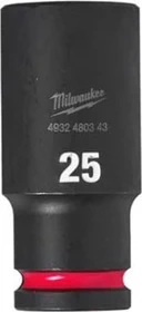 Milwaukee Shockwave Außensechskant Steckschlüssel 1/2", 25x78mm, 1 Stück