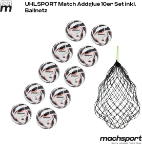 uhlsport IFA Match 25/26 Fußball white/blue/fluo green